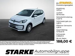 Weiß Gebraucht 2021 VW up! move up! Kleinwagen | 12.650 € (Etwas zu teuer)