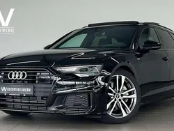 Mythosschwarz metallic Gebraucht 2023 Audi A6 S-Line Kombi | 49.980 € (Teuer)