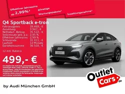 Taifungrau metallic Gebraucht 2022 Audi Q4 Sportback e-tron Ambiente SUV | 39.469 € (Fairer Preis)