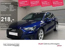 Blau Gebraucht 2024 Audi A3 Sportback Advanced Limousine | 29.979 € (Superpreis)