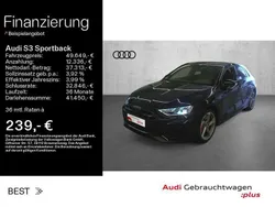 Navarrablau metallic (metallic) Gebraucht 2024 Audi S3 Sport Limousine | 49.649 € (Etwas zu teuer)