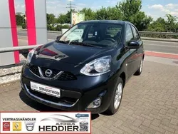 Schwarz metallic Gebraucht 2015 Nissan Micra Acenta Kleinwagen | 7.990 € (Fairer Preis)