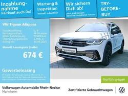 Oryxweiß perlmutteffekt Gebraucht 2025 VW Tiguan Allspace R-line SUV | 57.990 €