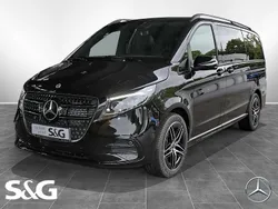 Obsidianschwarz Gebraucht 2025 Mercedes V300 Exclusive Van / Kleinbus | 104.299 €