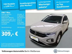 Ascotgrau Gebraucht 2023 VW T-Roc Life SUV | 25.449 € (Guter Preis)