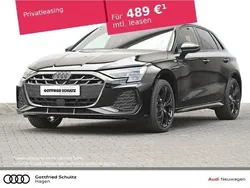 Mythosschwarz metallic Neu 2025 Audi A3 Sportback S-Line Limousine | 42.470 € (Fairer Preis)