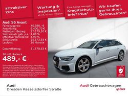 Gletscherweiß metallic Gebraucht 2024 Audi S6 Ambiente Kombi | 46.980 €