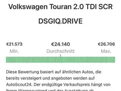 Weiß Gebraucht 2019 VW Touran IQ Drive Van / Kleinbus | 25.700 € (Fairer Preis)