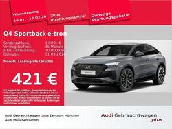 Grau Gebraucht 2025 Audi Q4 Sportback e-tron Advanced SUV | 47.469 € (Fairer Preis)