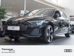 Schwarz Gebraucht 2025 Audi A3 Sportback S-Line Limousine | 42.980 € (Fairer Preis)