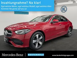 Rot Gebraucht 2024 Mercedes C180 Avantgarde Limousine | 39.890 € (Fairer Preis)