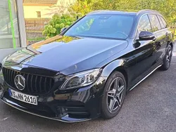 Schwarz Gebraucht 2019 Mercedes C220 AMG line Kombi | 18.400 € (Guter Preis)