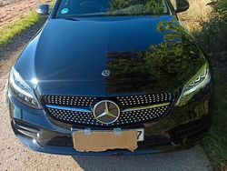 Schwarz Gebraucht 2020 Mercedes C180 AMG line Limousine | 26.599 € (Guter Preis)