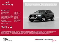 Mythosschwarz metallic Gebraucht 2022 Audi Q3 Sport SUV | 33.390 € (Fairer Preis)