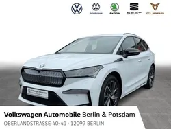 Moonweiß perleffekt Gebraucht 2023 Skoda Enyaq iV SportLine SUV | 47.750 € (Etwas zu teuer)
