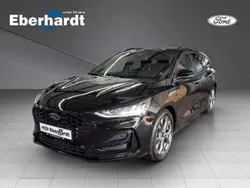 Obsidianschwarz metallic Gebraucht 2024 Ford Focus ST-Line Kombi | 25.990 € (Fairer Preis)