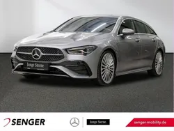 Grau Gebraucht 2024 Mercedes CLA180 Shooting Brake AMG line Kombi | 30.970 € (Fairer Preis)