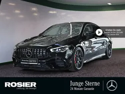 Schwarz / kosmosschwarz (metallic) Gebraucht 2024 Mercedes CLA45 AMG AMG Coupé | 60.890 € (Fairer Preis)