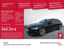 Mythosschwarz metallic Gebraucht 2024 Audi S6 Ambiente Kombi | 58.890 € (Superpreis)