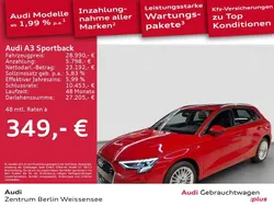 Rot Gebraucht 2023 Audi A3 Sportback e-tron Performance Limousine | 28.990 € (Etwas zu teuer)