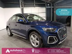 Blau Gebraucht 2022 Audi Q5 S-Line SUV | 34.440 € (Guter Preis)