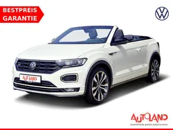 Pure white Gebraucht 2021 VW T-Roc Cabriolet R-line Cabrio | 27.950 € (Fairer Preis)