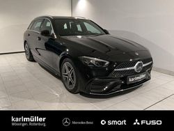 Lack obsidianschwarz Gebraucht 2024 Mercedes C300 AMG Kombi | 48.990 € (Teuer)