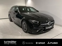 Lack obsidianschwarz Gebraucht 2024 Mercedes C300 AMG Kombi | 48.290 € (Teuer)