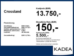 Blau Gebraucht 2018 Opel Crossland X SUV | 13.750 € (Guter Preis)
