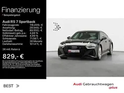 Mythosschwarz metallic Gebraucht 2024 Audi RS7 Sportback Ambiente Kleinwagen | 118.499 € (Etwas zu teuer)