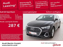 Mythosschwarz metallic Gebraucht 2024 Audi Q3 Sportback S-Line SUV | 42.990 € (Etwas zu teuer)