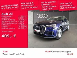 Navarrablau metallic/navarrabl Gebraucht 2022 Audi Q3 SUV | 31.950 € (Superpreis)