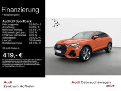 Orange Gebraucht 2024 Audi Q3 Sportback S-Line SUV | 52.980 € (Teuer)