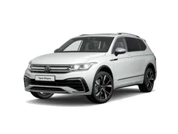 Pure white Gebraucht 2022 VW Tiguan Allspace R-line Plus SUV | 35.890 € (Superpreis)
