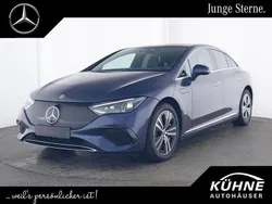 Blau, Gebraucht 2024 Mercedes EQE300 Electric Art Limousine | 46.950 € (Superpreis)