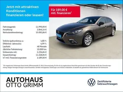 Obsidiangrau metallic (metallic) Gebraucht 2015 Mazda 3 Center-Line Limousine | 11.450 € (Guter Preis)