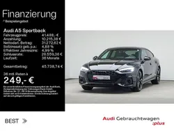Schwarz Gebraucht 2022 Audi A5 Sportback S-Line Limousine | 41.488 € (Fairer Preis)