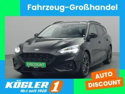 Iridium schwarz Gebraucht 2018 Ford Focus ST-Line Kombi | 12.100 € (Fairer Preis)