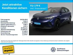 Blue dusk metallic (metallic) Gebraucht 2022 VW ID.4 Pro Performance SUV | 28.554 € (Guter Preis)