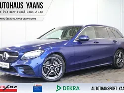 Blau Gebraucht 2021 Mercedes C300 AMG line Limousine | 23.689 € (Superpreis)