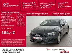 Grau Gebraucht 2024 Audi A3 Sportback Advanced Plus Limousine | 38.500 € (Fairer Preis)