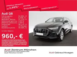 Mythosschwarz metallic Gebraucht 2023 Audi Q8 SUV | 63.481 €