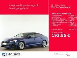 Blau Gebraucht 2024 Audi A5 Sportback S-Line Limousine | 44.889 € (Etwas zu teuer)