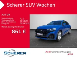 Ascariblau metallic (metallic) Gebraucht 2024 Audi Q8 Design SUV | 74.900 €