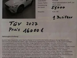 Weiß Gebraucht 2022 Mazda CX-3 SUV | 16.000 € (Superpreis)