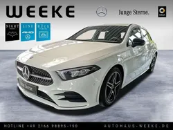 Weiß Gebraucht 2021 Mercedes A180 AMG line Limousine | 27.379 € (Fairer Preis)
