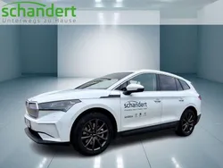 Moonweiß metallic (weiß) Gebraucht 2024 Skoda Enyaq iV Lounge SUV | 53.770 € (Guter Preis)