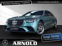 Silber (verdesilber) Gebraucht 2024 Mercedes S450 AMG line Limousine | 107.850 € (Superpreis)
