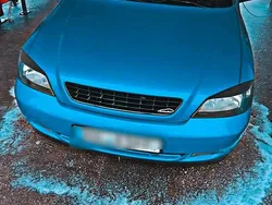 Blau Gebraucht 2002 Opel Astra Cabriolet Cabrio | 2.800 € (Fairer Preis)