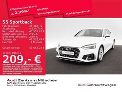 Ibisweiß Gebraucht 2023 Audi S5 Sportback Ambiente Kleinwagen | 48.384 € (Superpreis)